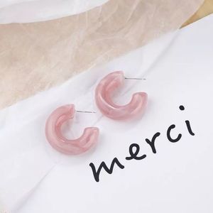 Resin Hoop Earrings
